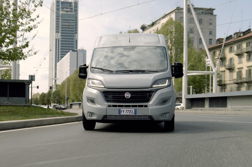 Fiat E-Ducato front cornering