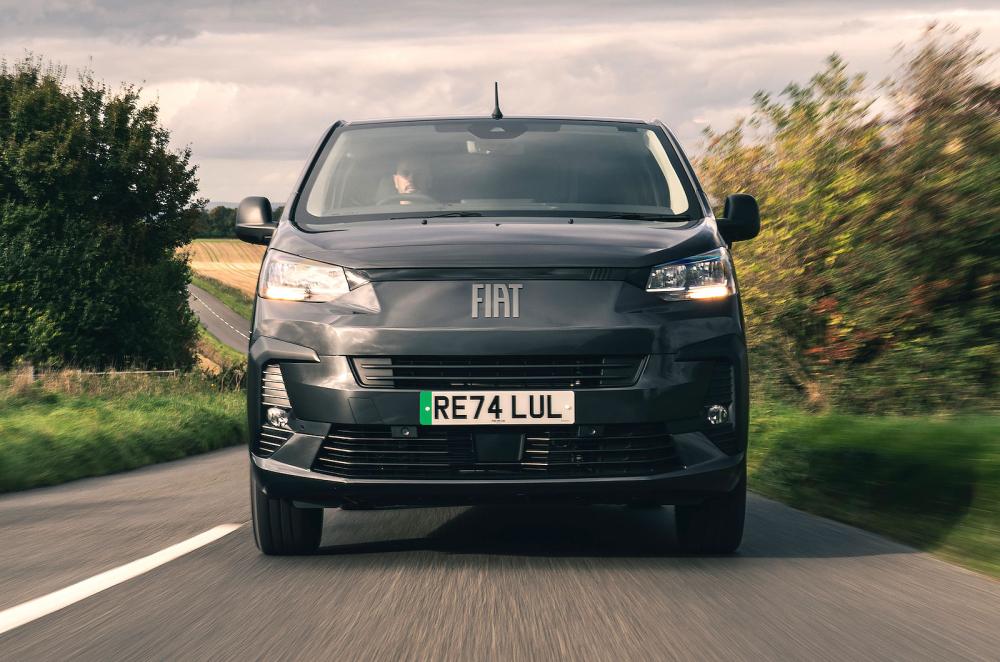 Fiat E-Scudo front driving