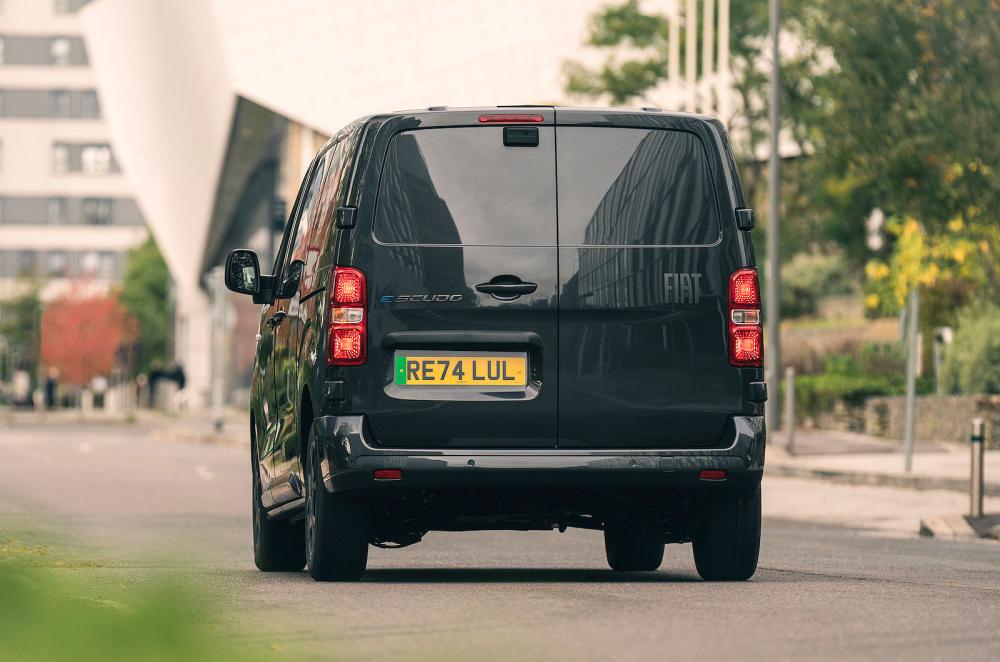 Fiat E-Scudo rear driving