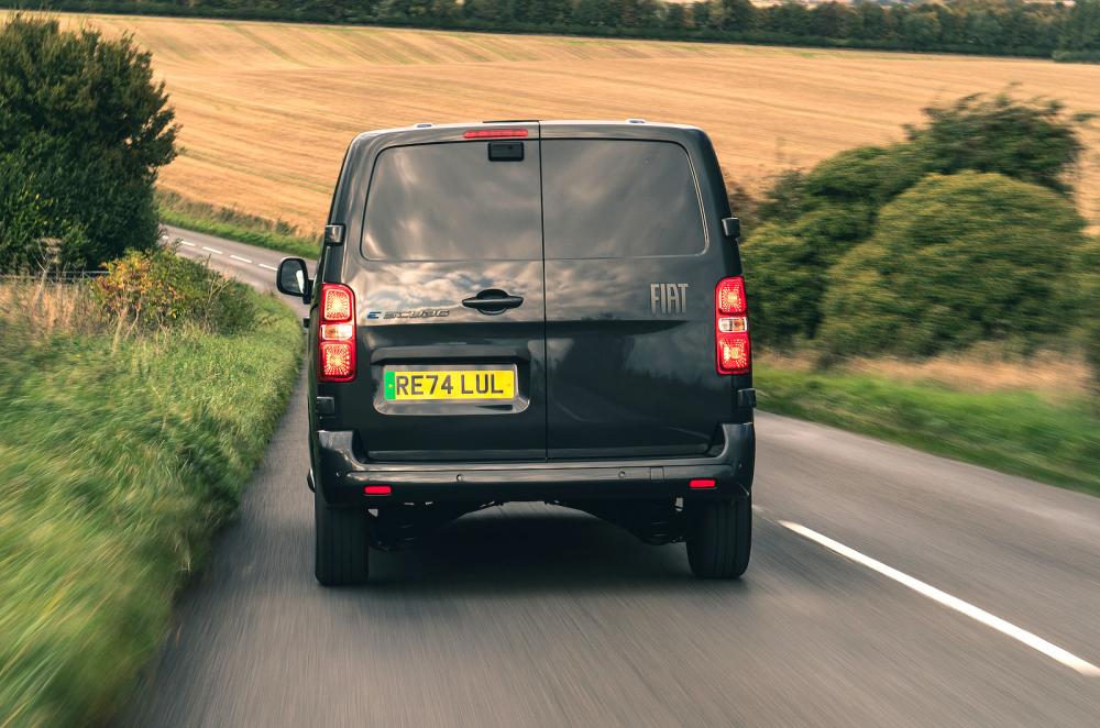Fiat E-Scudo rear driving