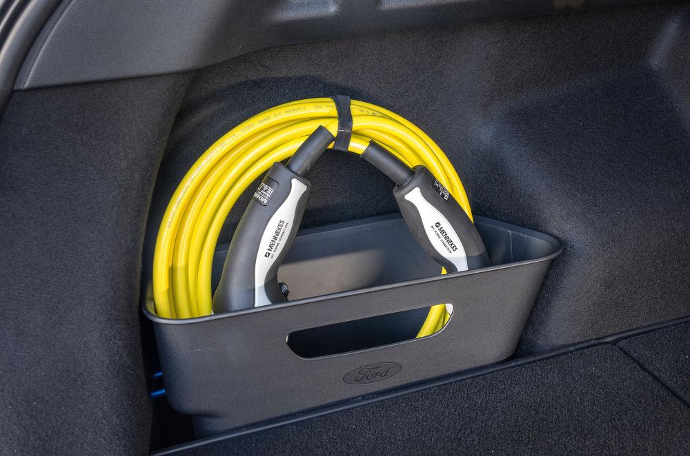 Ford Capri charging cable holder