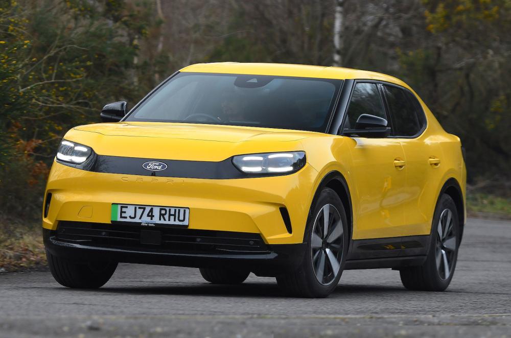 Ford Capri front cornering