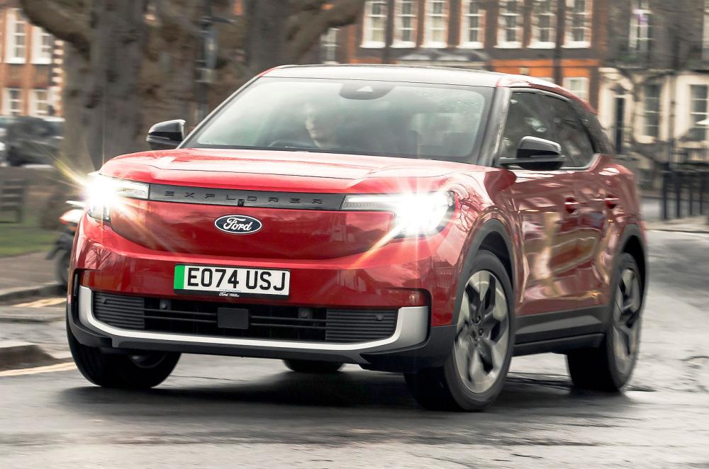 Ford Explorer front cornering