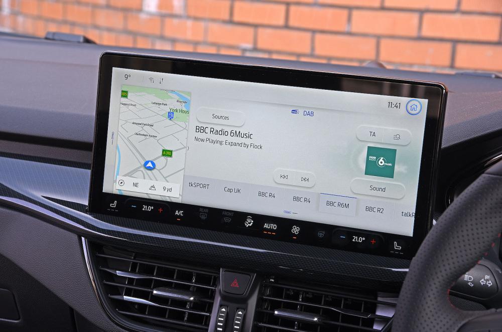 Ford Focus infotainment touchscreen
