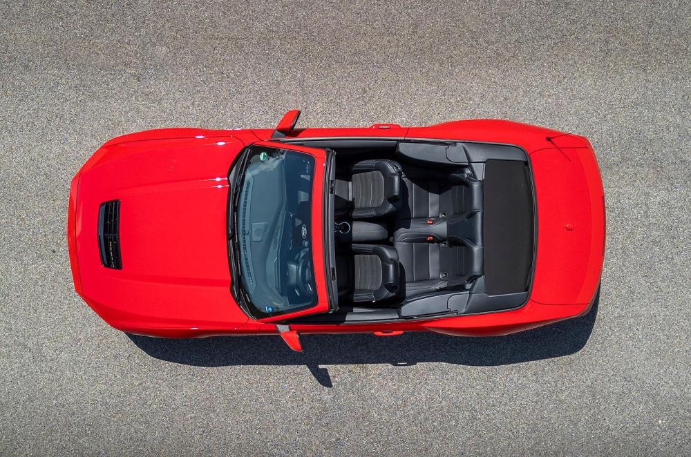 Ford Mustang Convertible overhead static