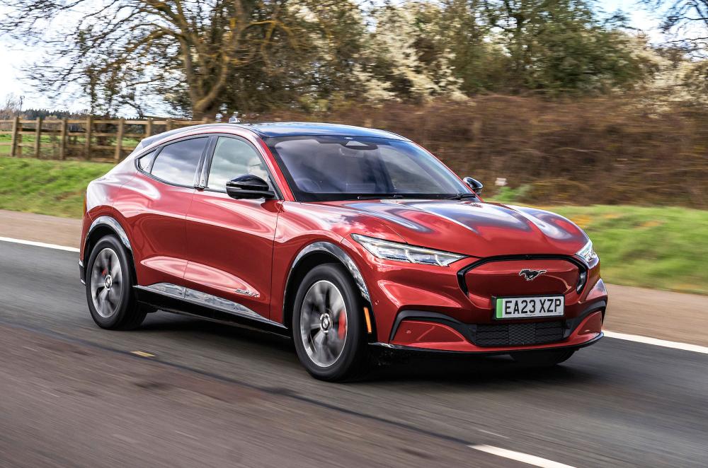 Ford Mustang Mach-E front right driving