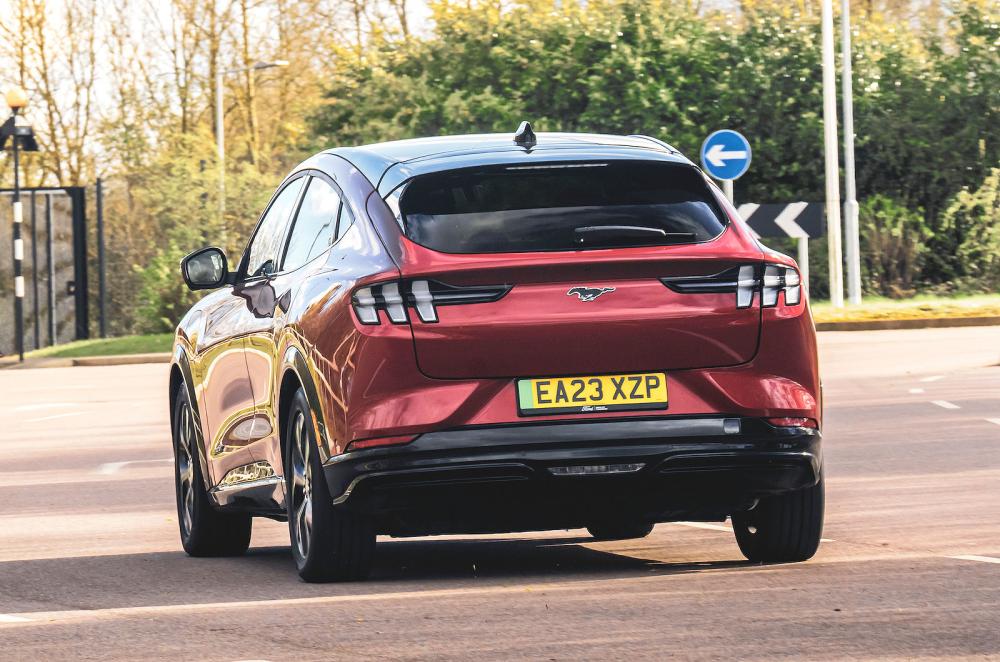 Ford Mustang Mach-E rear cornering