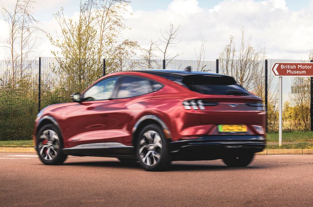Ford Mustang Mach-E rear left driving