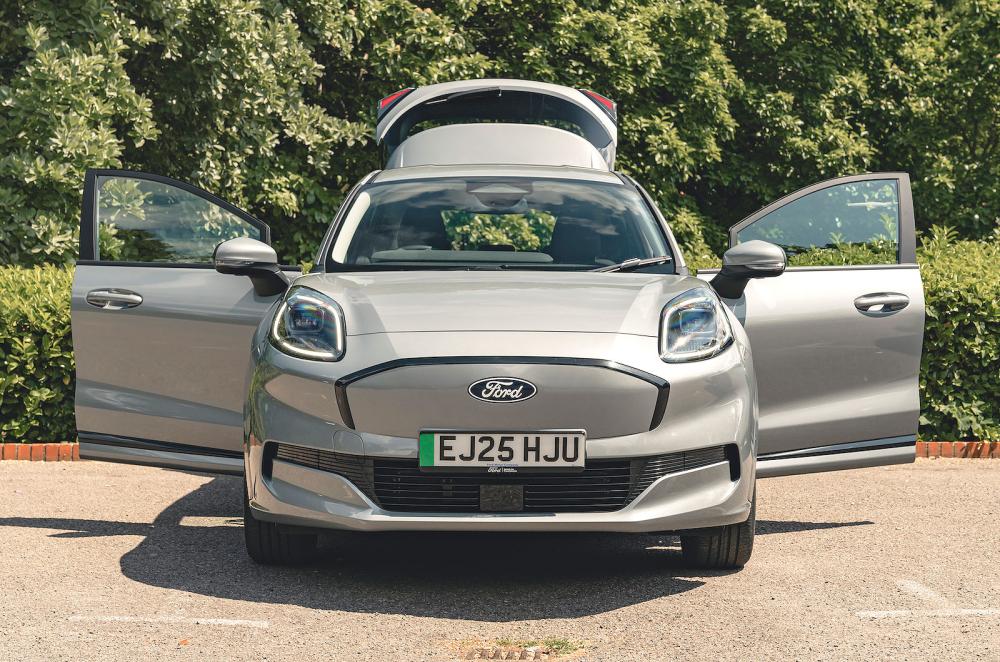 Ford Puma Gen-E front static doors open