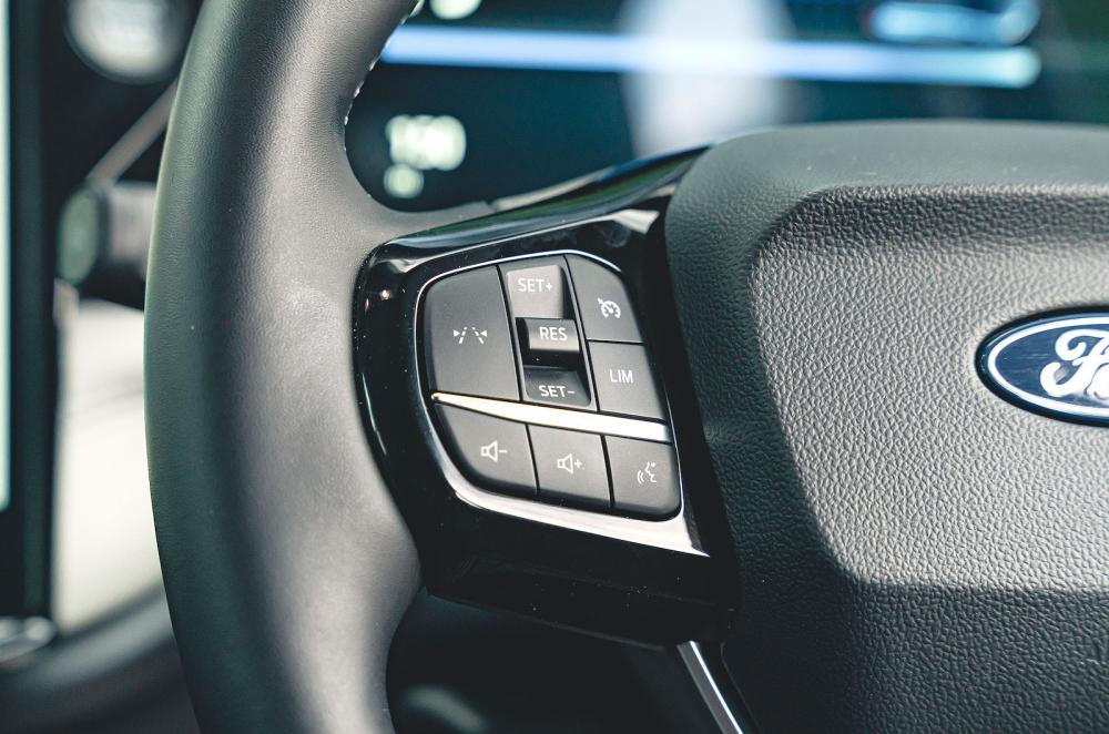 Ford Puma Gen-E steering wheel detail