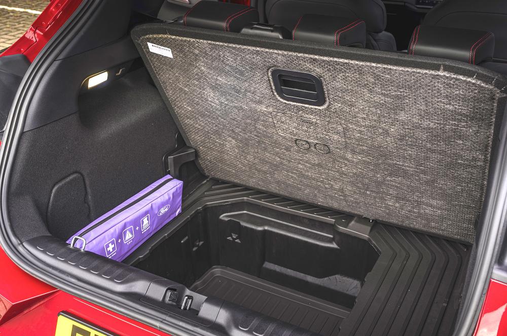Ford Puma ST underfloor boot storage
