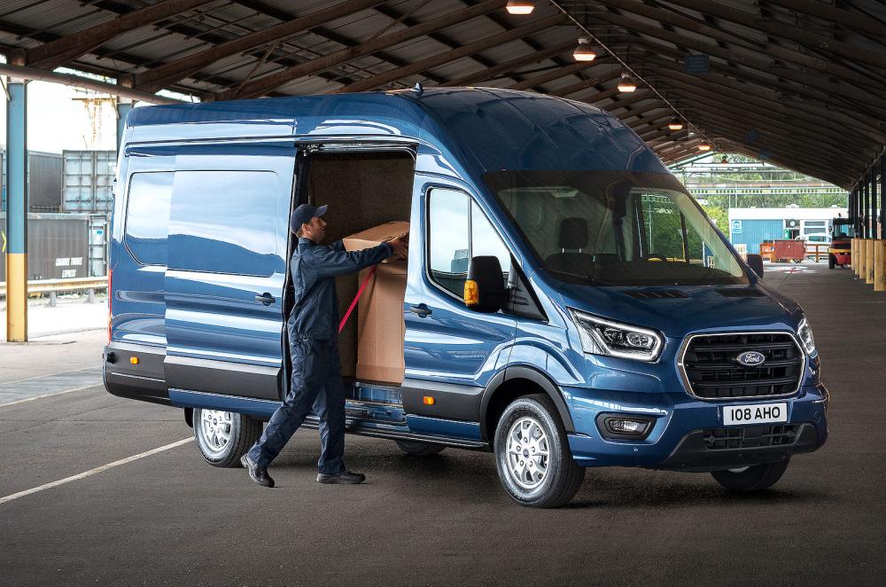 Ford Transit front right static door open