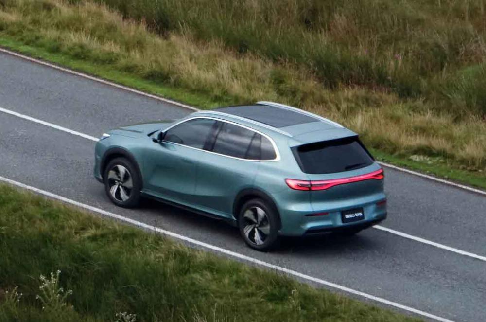 Geely EX5 driving rear left