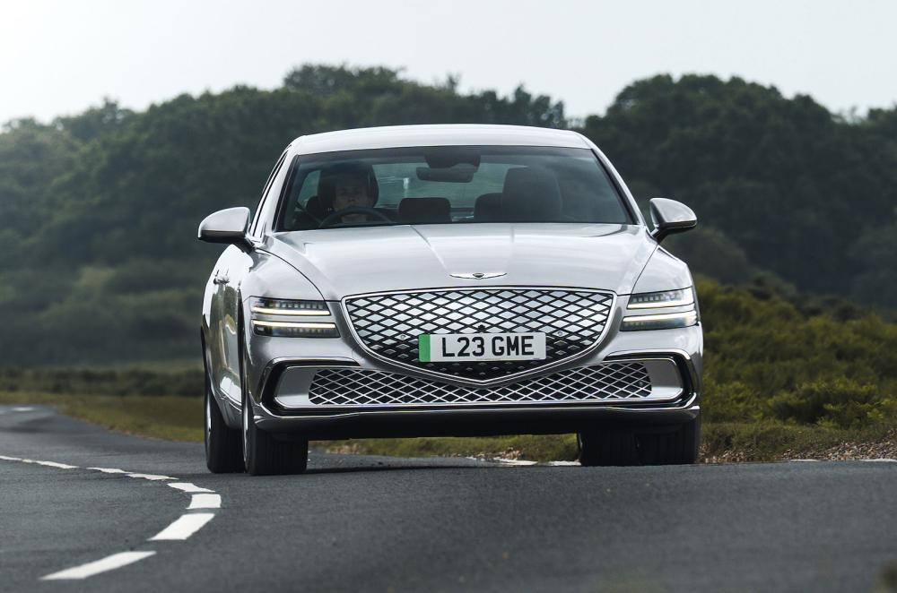 Genesis Electrified G80 front driving