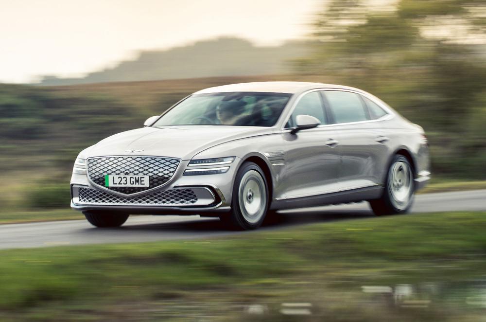 Genesis Electrified G80 front left driving