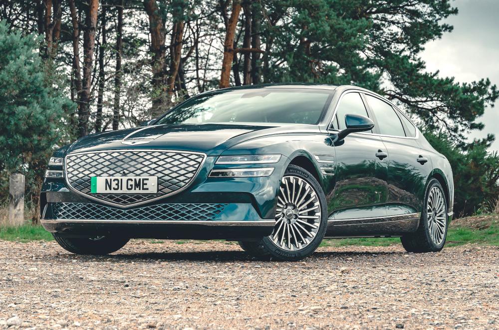 Genesis Electrified G80 front left static