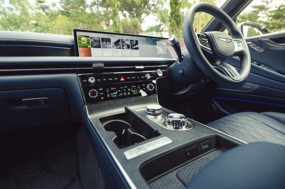 Genesis Electrified G80 interior detail