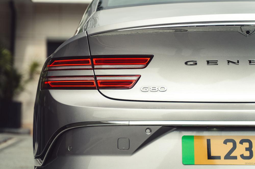 Genesis Electrified G80 rear lights