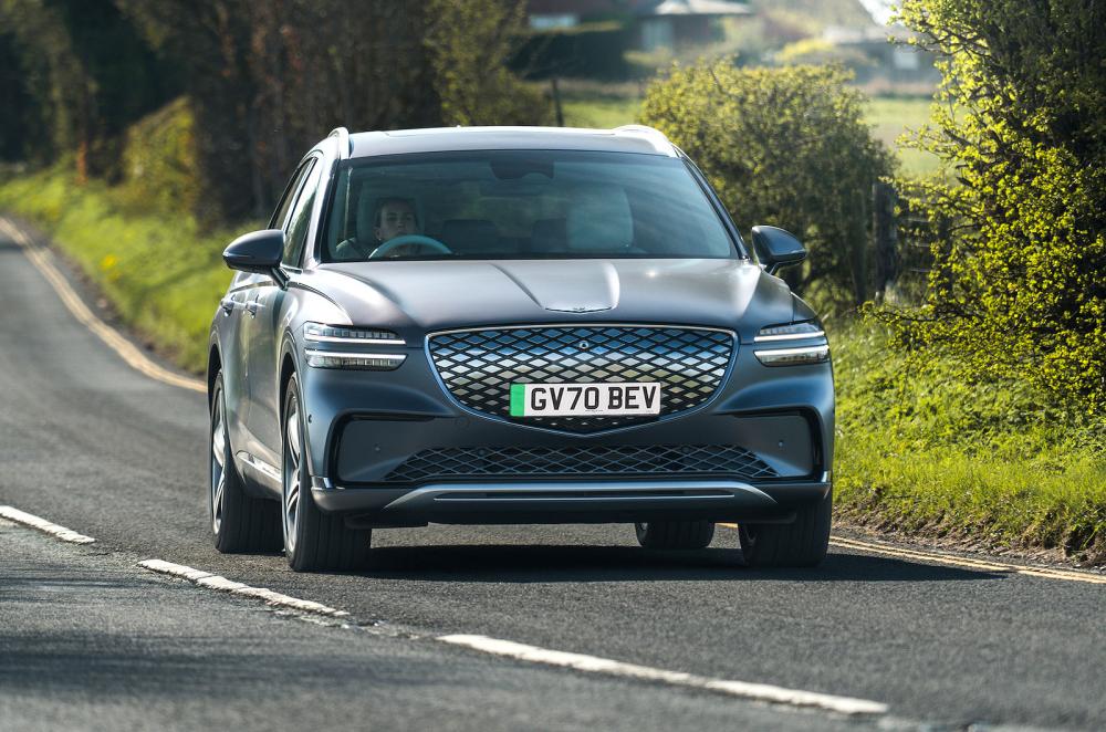 Genesis Electrified GV70 front driving