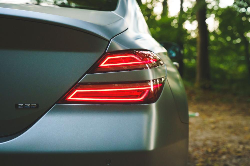 Genesis G70 rear lights detail