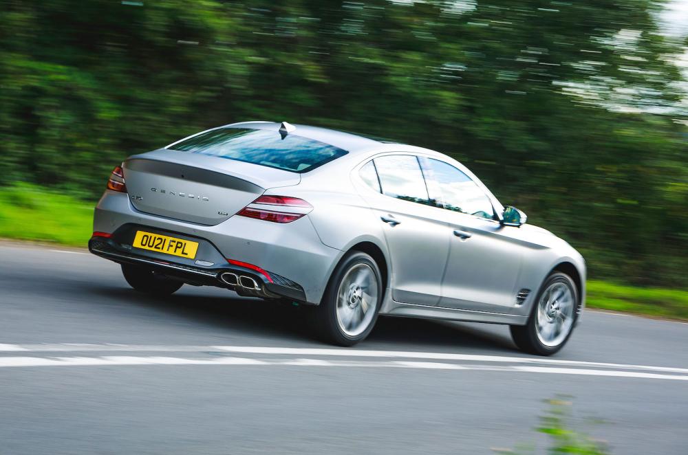 Genesis G70 rear right driving