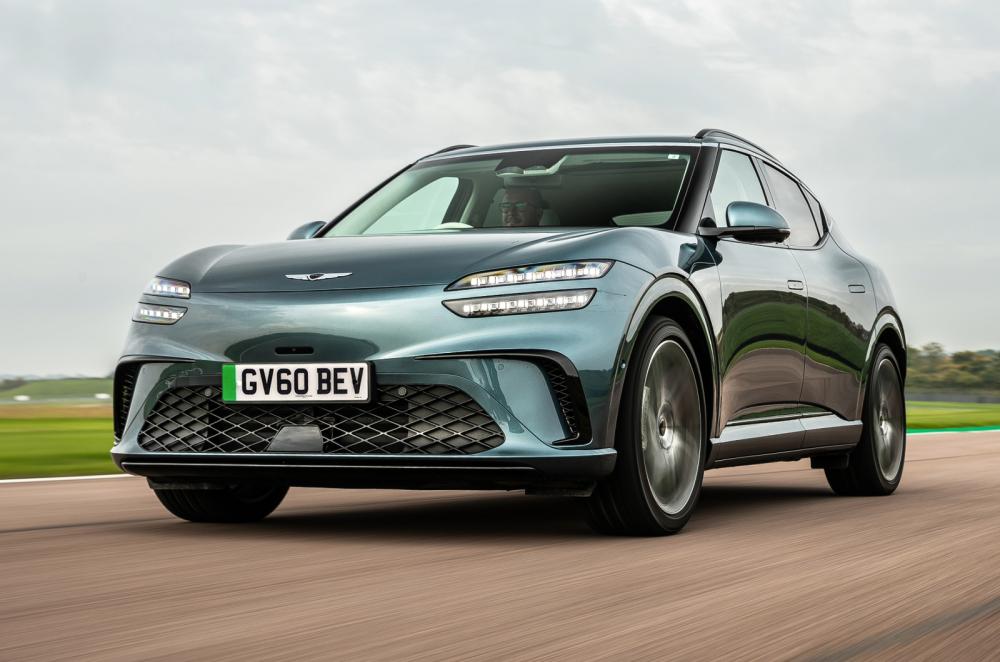 Genesis GV60 driving front left