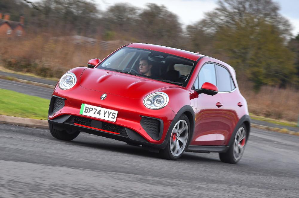 GWM Ora 03 GT front cornering