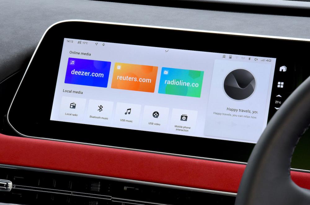 GWM Ora 03 GT infotainment touchscreen