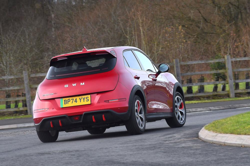 GWM Ora 03 GT rear cornering