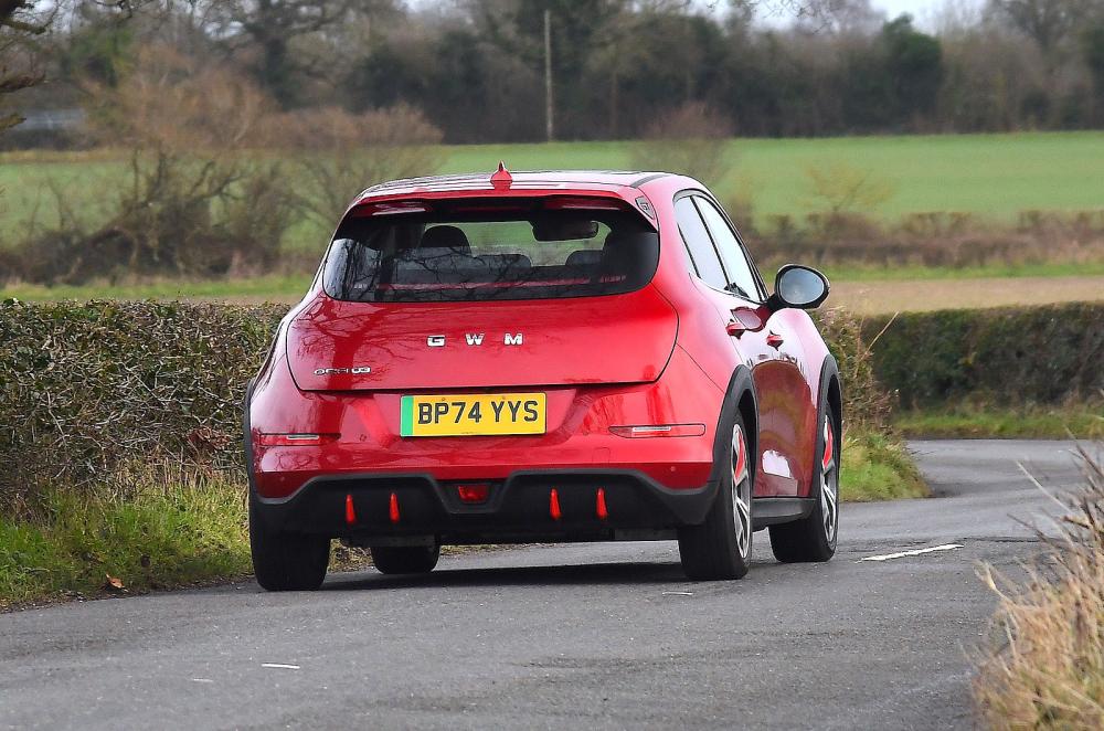 GWM Ora 03 GT rear driving