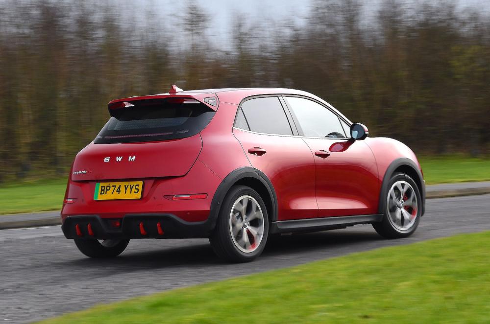GWM Ora 03 GT rear right driving