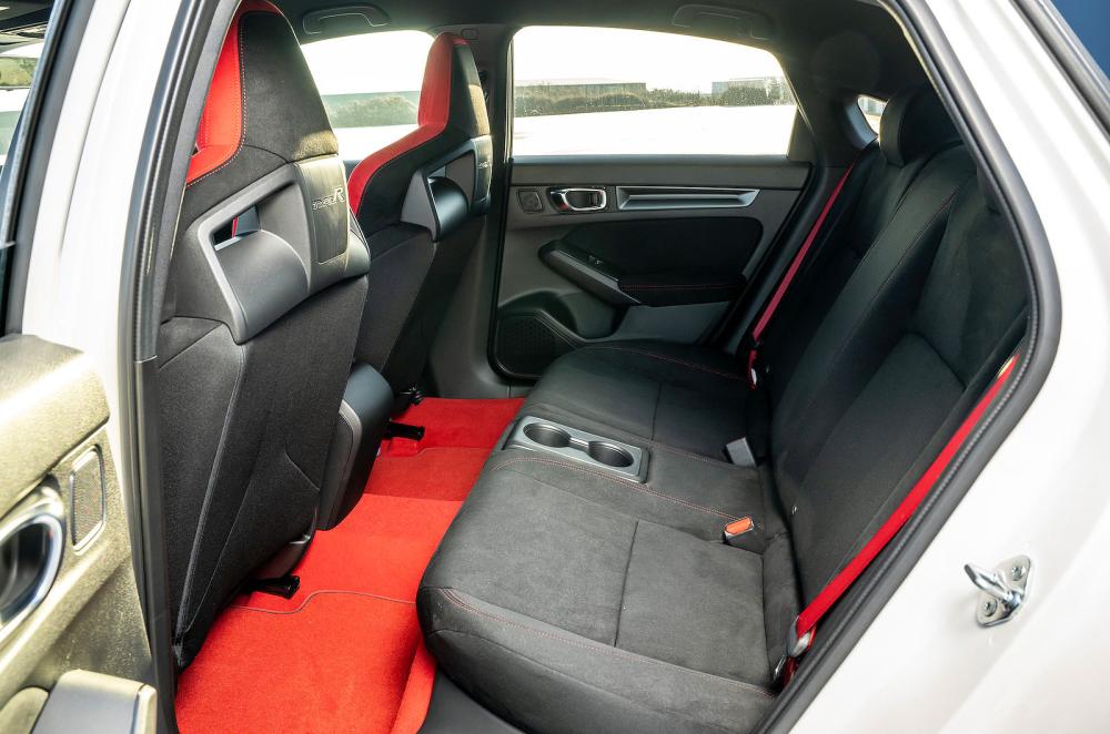 Honda Civic Type R interior back seats