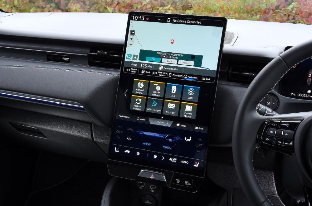 Honda e:Ny1 infotainment touchscreen