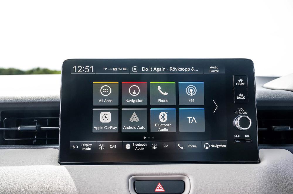 Honda HR-V infotainment touchscreen
