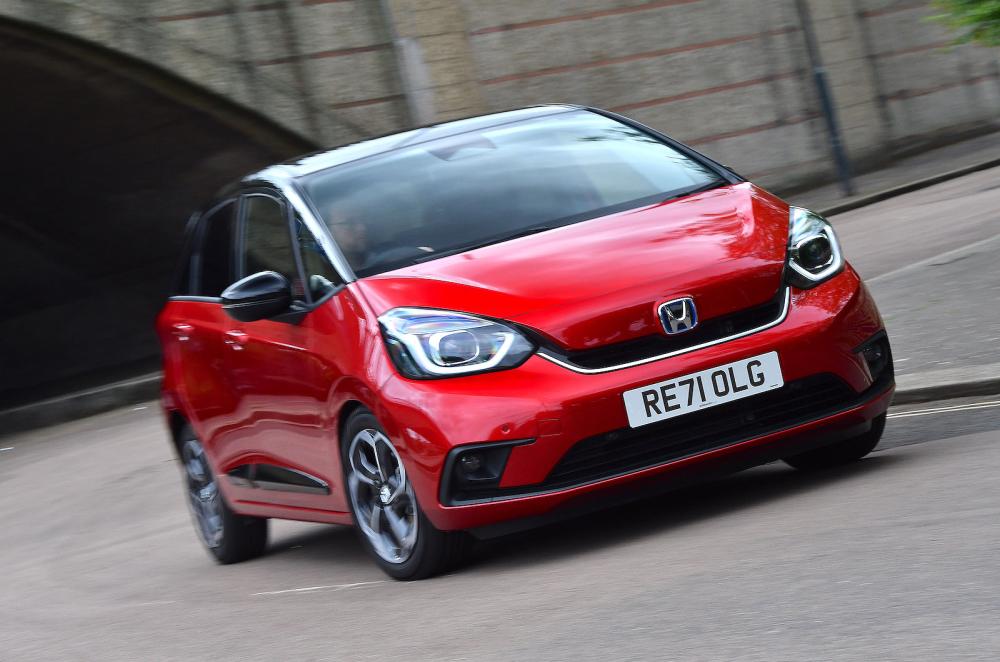 Honda Jazz front cornering