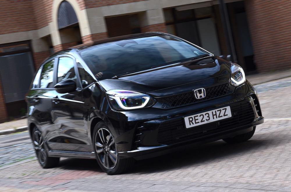 Honda Jazz front cornering