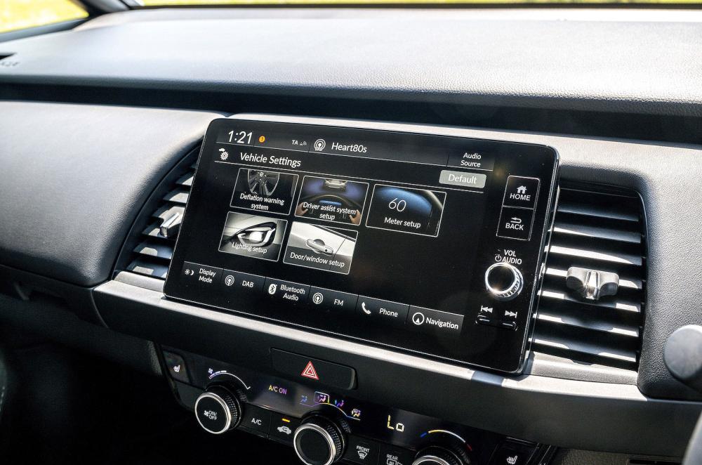 Honda Jazz infotainment touchscreen