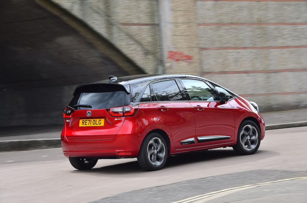 Honda Jazz rear cornering