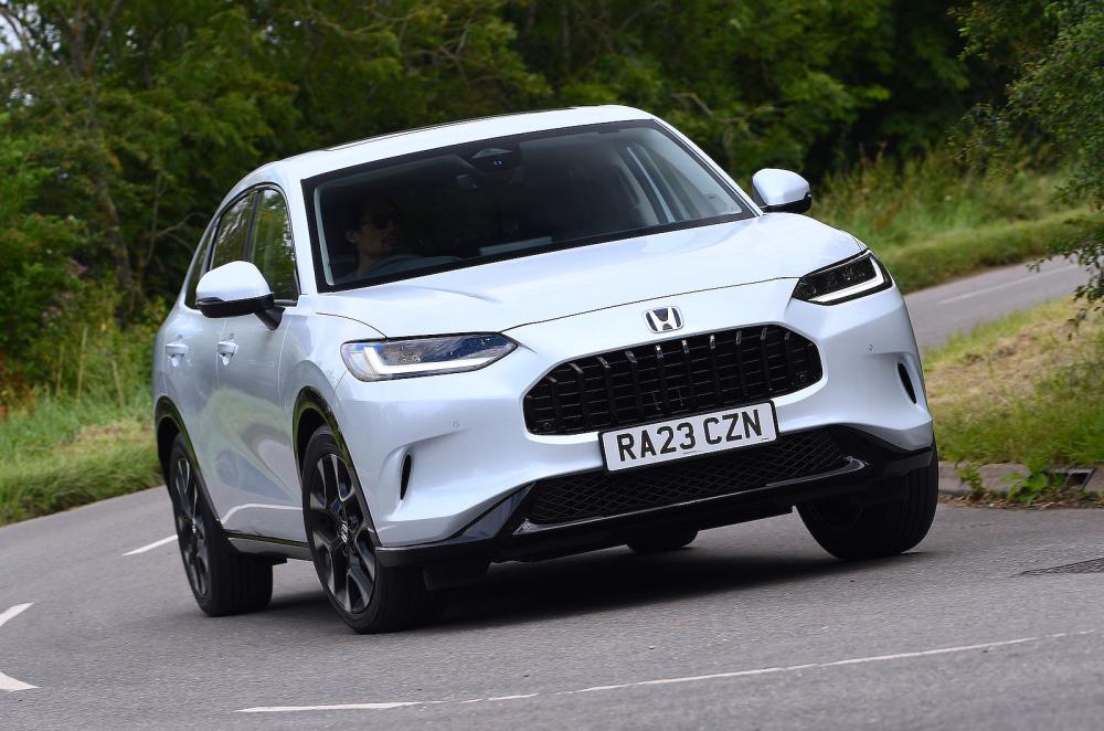 Honda ZR-V front cornering