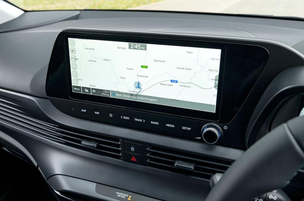 Hyundai Bayon infotainment touchscreen