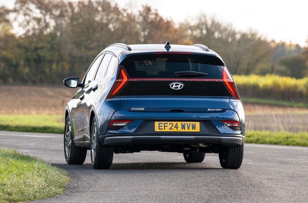 Hyundai Bayon rear cornering