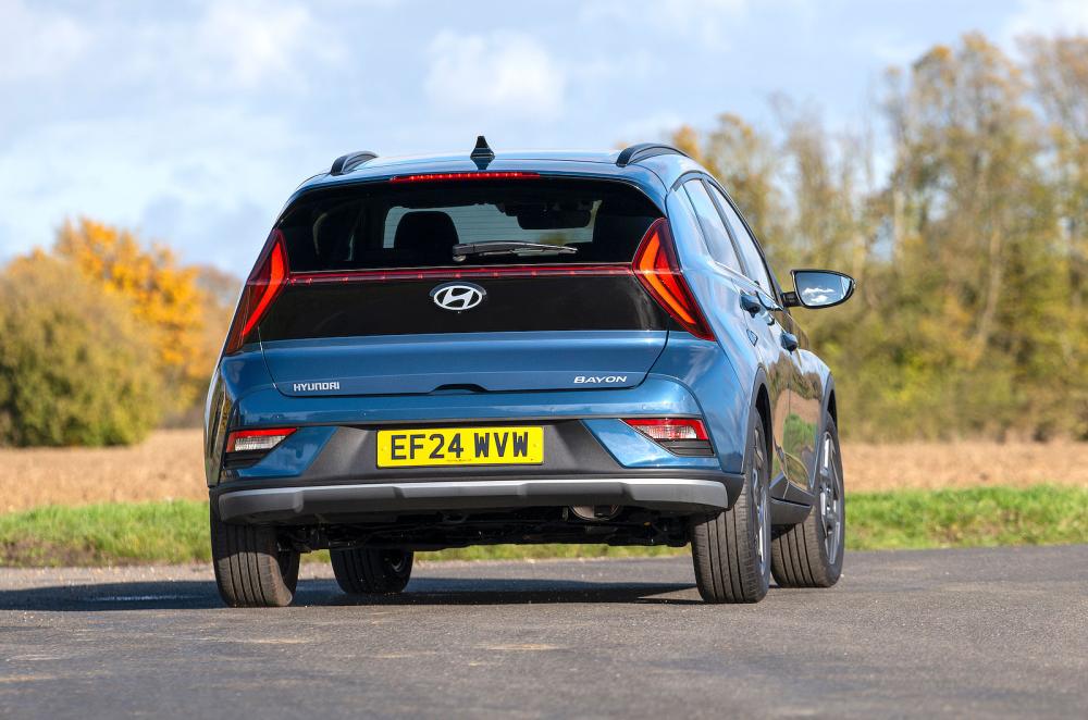 Hyundai Bayon rear cornering