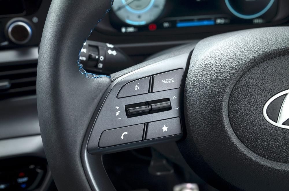 Hyundai Bayon steering wheel detail