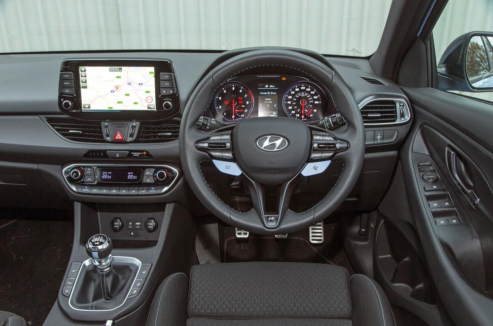 Hyundai i30 N interior dashboard