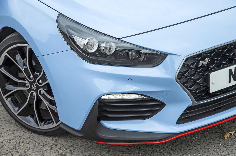 Hyundai i30 N headlights detail