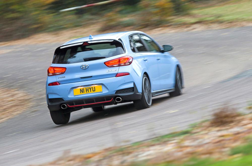 Hyundai i30 N rear cornering