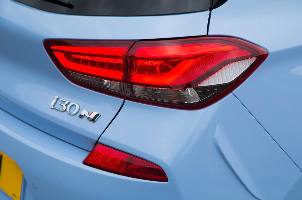 Hyundai i30 N rear lights detail