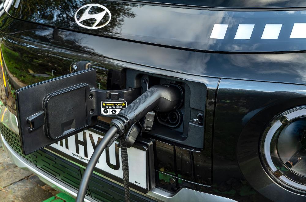 Hyundai Inster charging sockets
