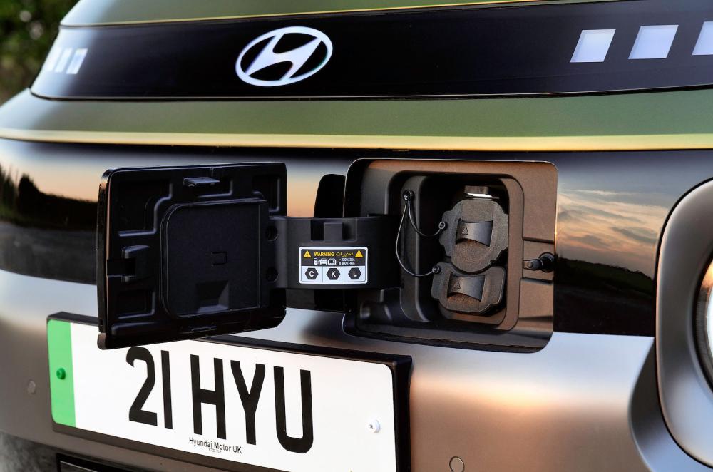 Hyundai Inster charging socket