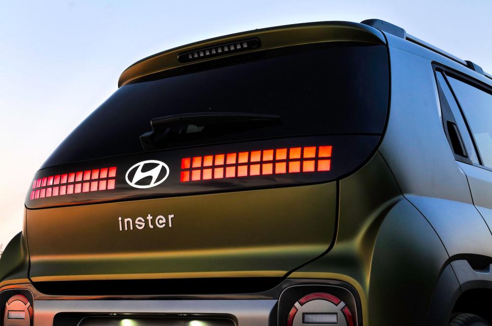 Hyundai Inster rear detail